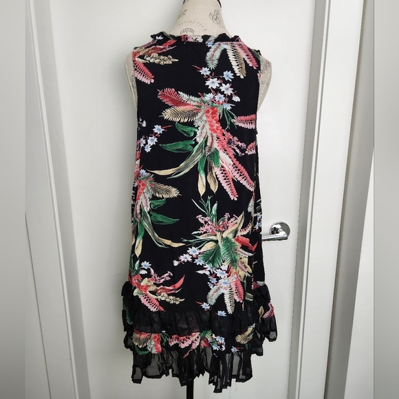 Floral Mini Ruffle Dress - Picture 5 of 10